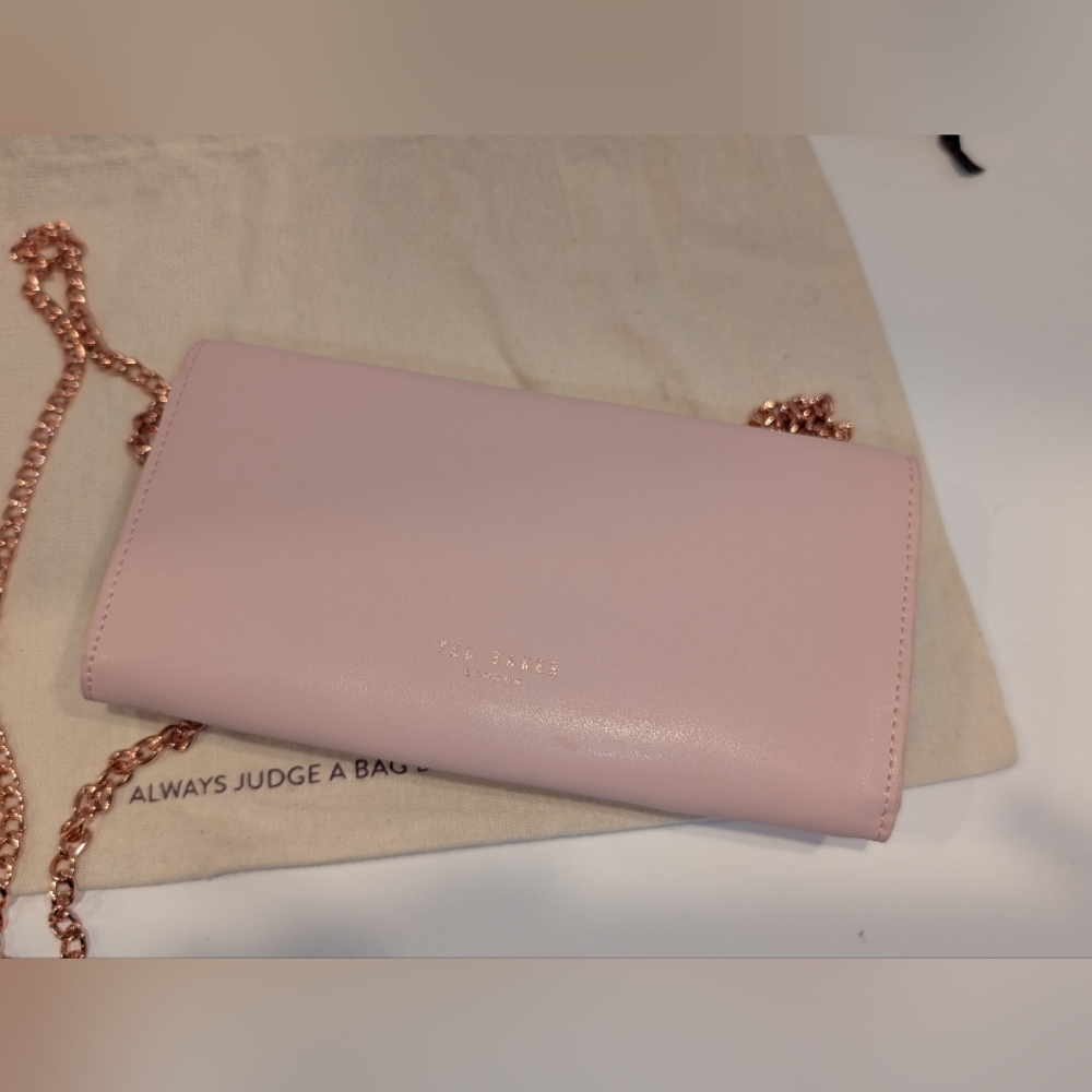 Ted Baker Pink Natalie Crossbody Bag With Removable Strap - Like New